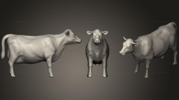 Animal figurines (Cow Udders, STKJ_0846) 3D models for cnc